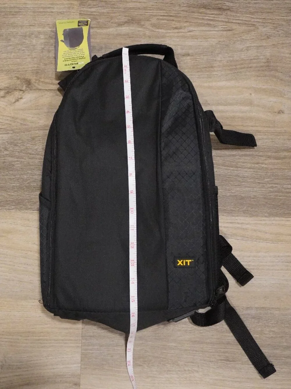 NEW Xit XTBP Deluxe Digital & Video Camera Padded Backpack Black 16